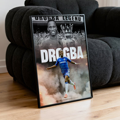 Didier Drogba - Chelsea Poster