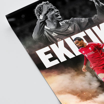 Hugo Ekitike - Liverpool Poster