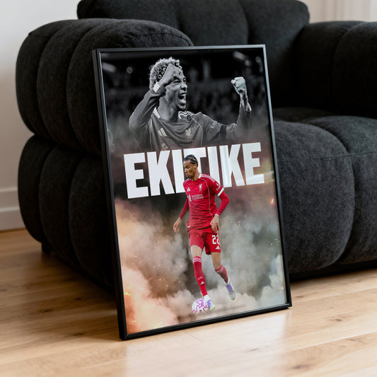 Hugo Ekitike - Liverpool Poster