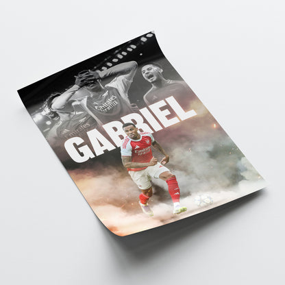 Gabriel Magalhaes - Arsenal Poster