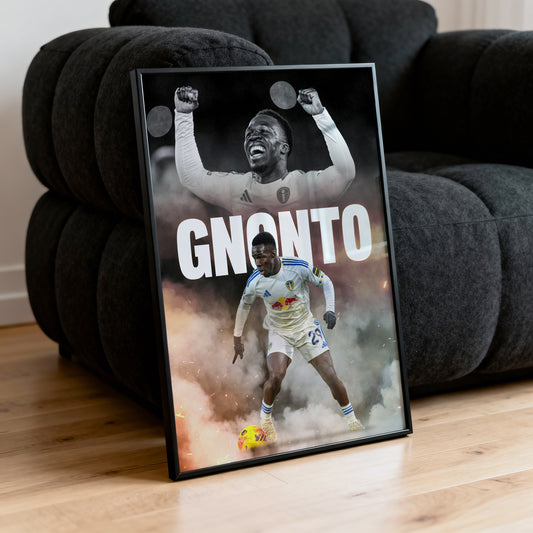 Wilfried Gnonto - Leeds United Poster
