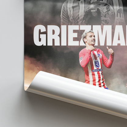 Antoine Griezmann - Atletico Madrid Poster