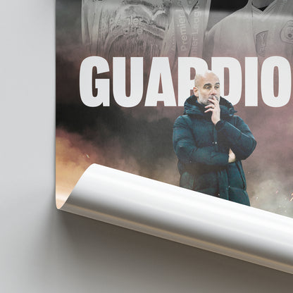 Pep Guardiola - Man City Poster