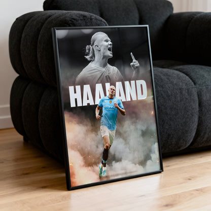 Erling Haaland - Man City Poster