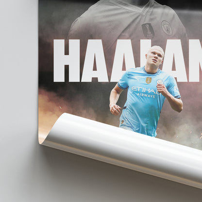 Erling Haaland - Man City Poster