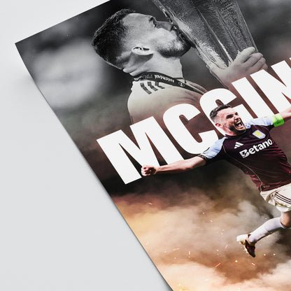 John McGinn - Aston Villa Poster