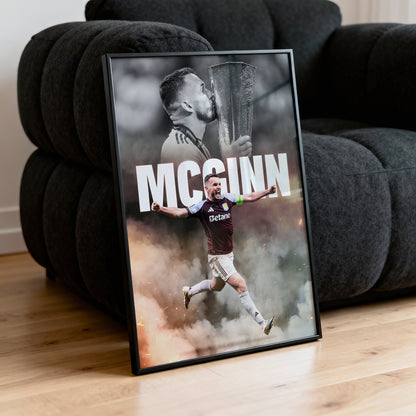 John McGinn - Aston Villa Poster