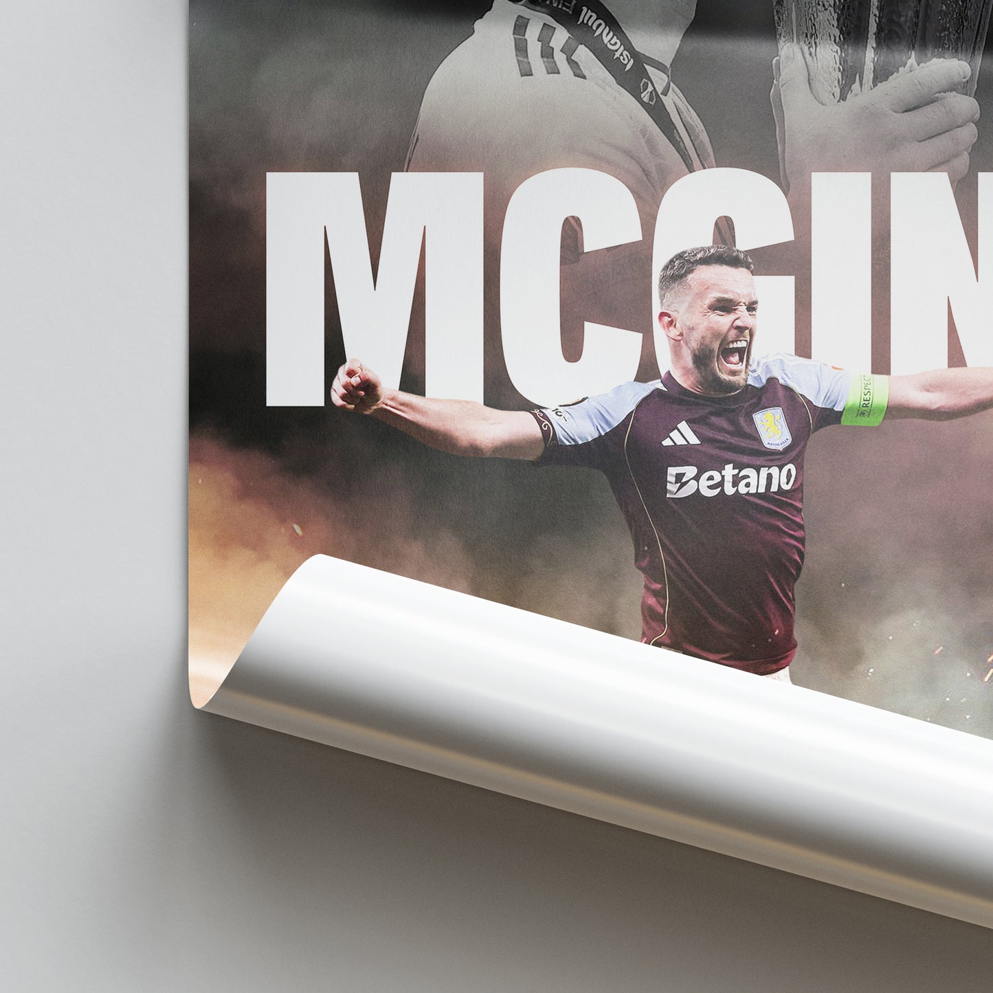 John McGinn - Aston Villa Poster