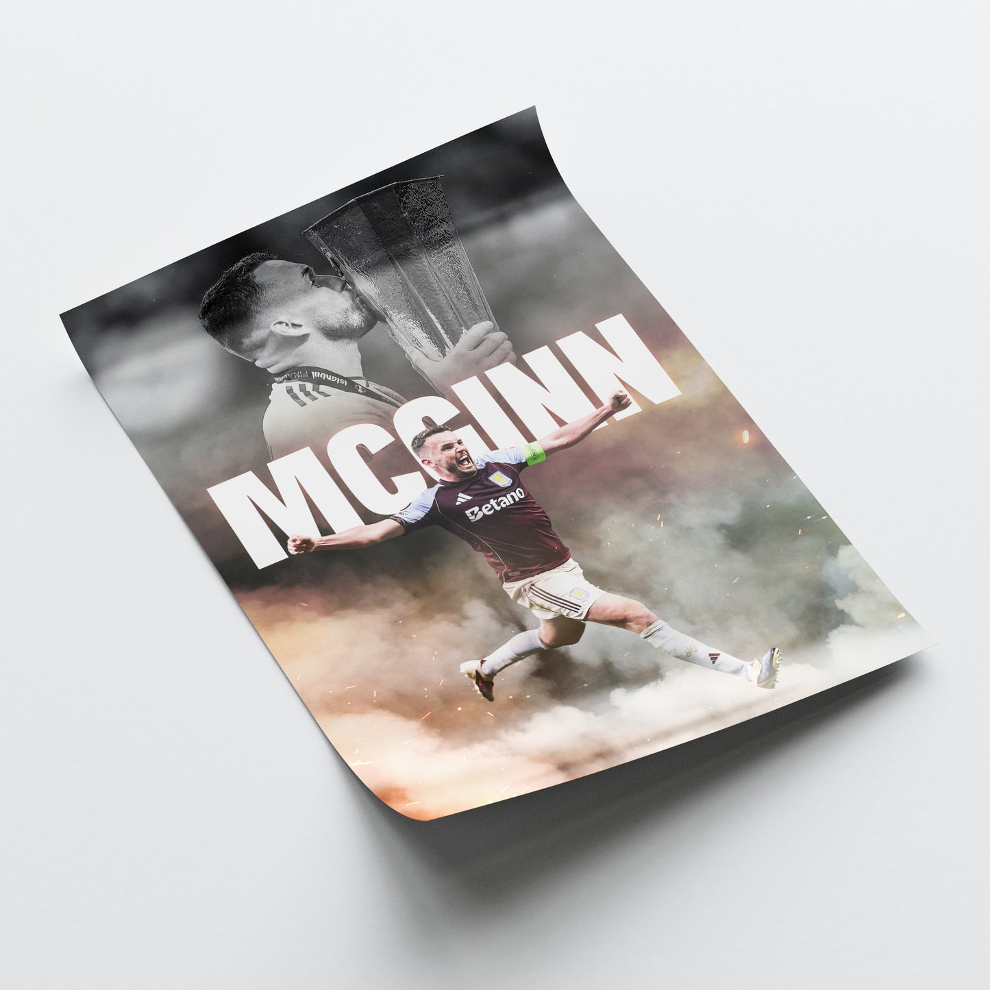 John McGinn - Aston Villa Poster