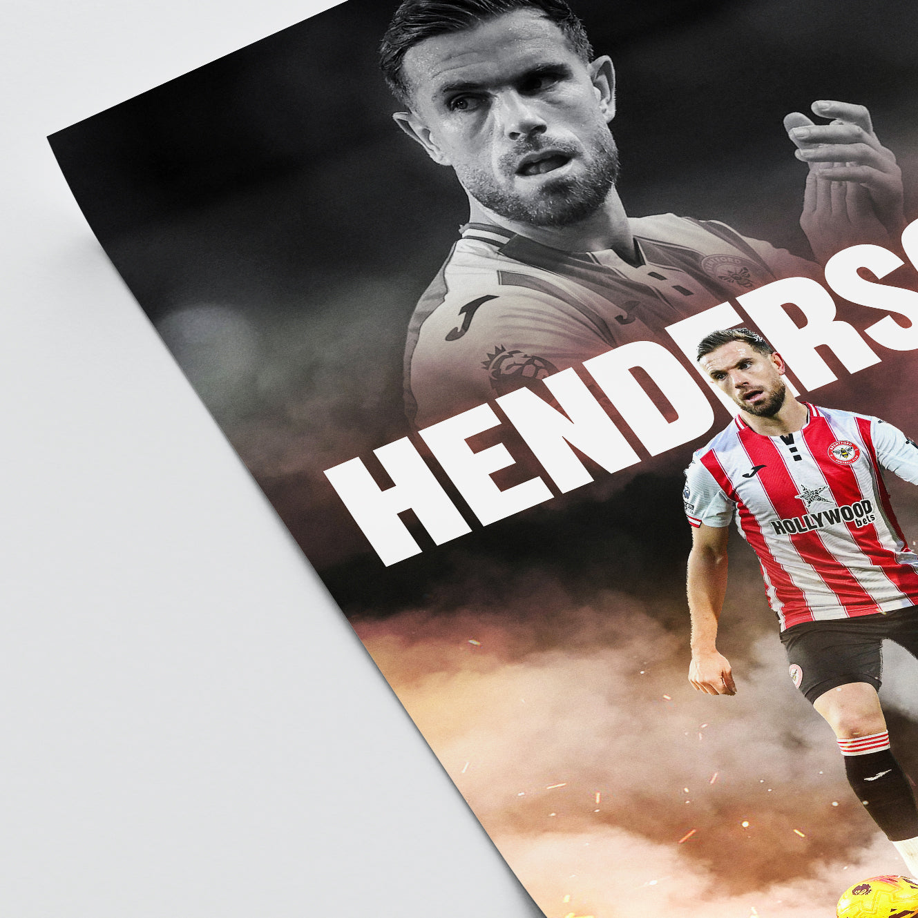 Jordan Henderson - Brentford Poster