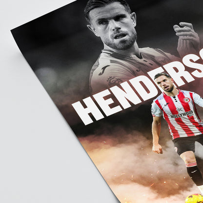 Jordan Henderson - Brentford Poster