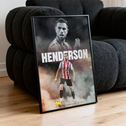 Jordan Henderson - Brentford Poster