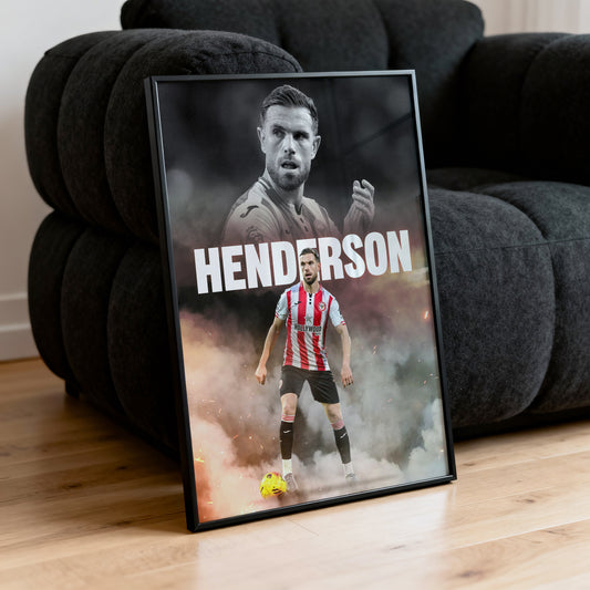 Jordan Henderson - Brentford Poster