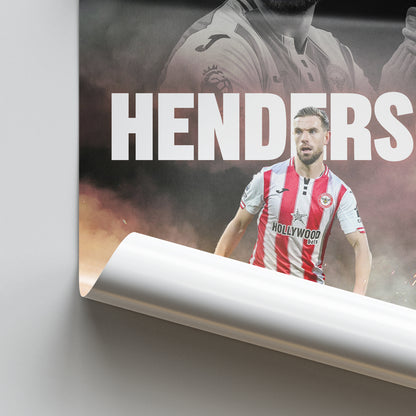 Jordan Henderson - Brentford Poster