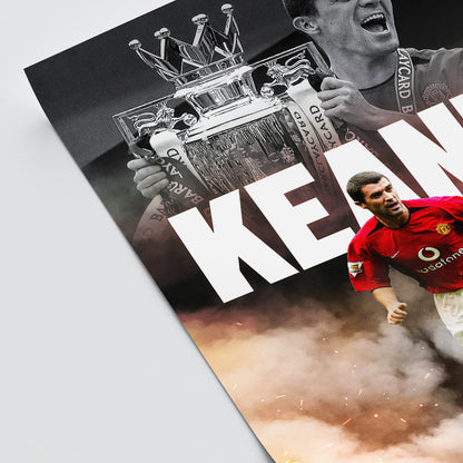 Roy Keane - Man United Poster