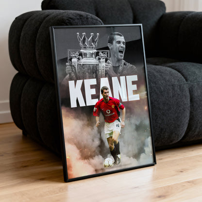 Roy Keane - Man United Poster