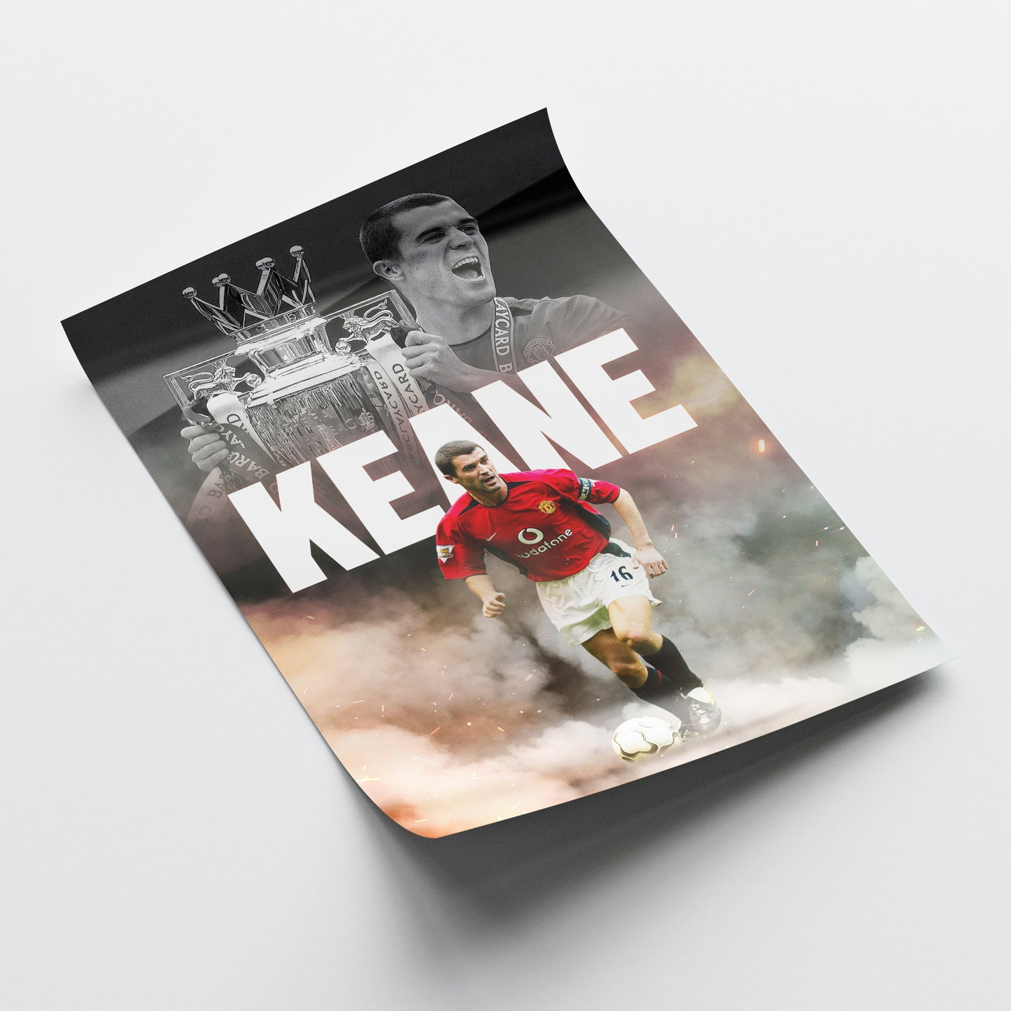 Roy Keane - Man United Poster