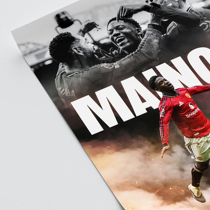 Kobbie Mainoo - Man United Poster
