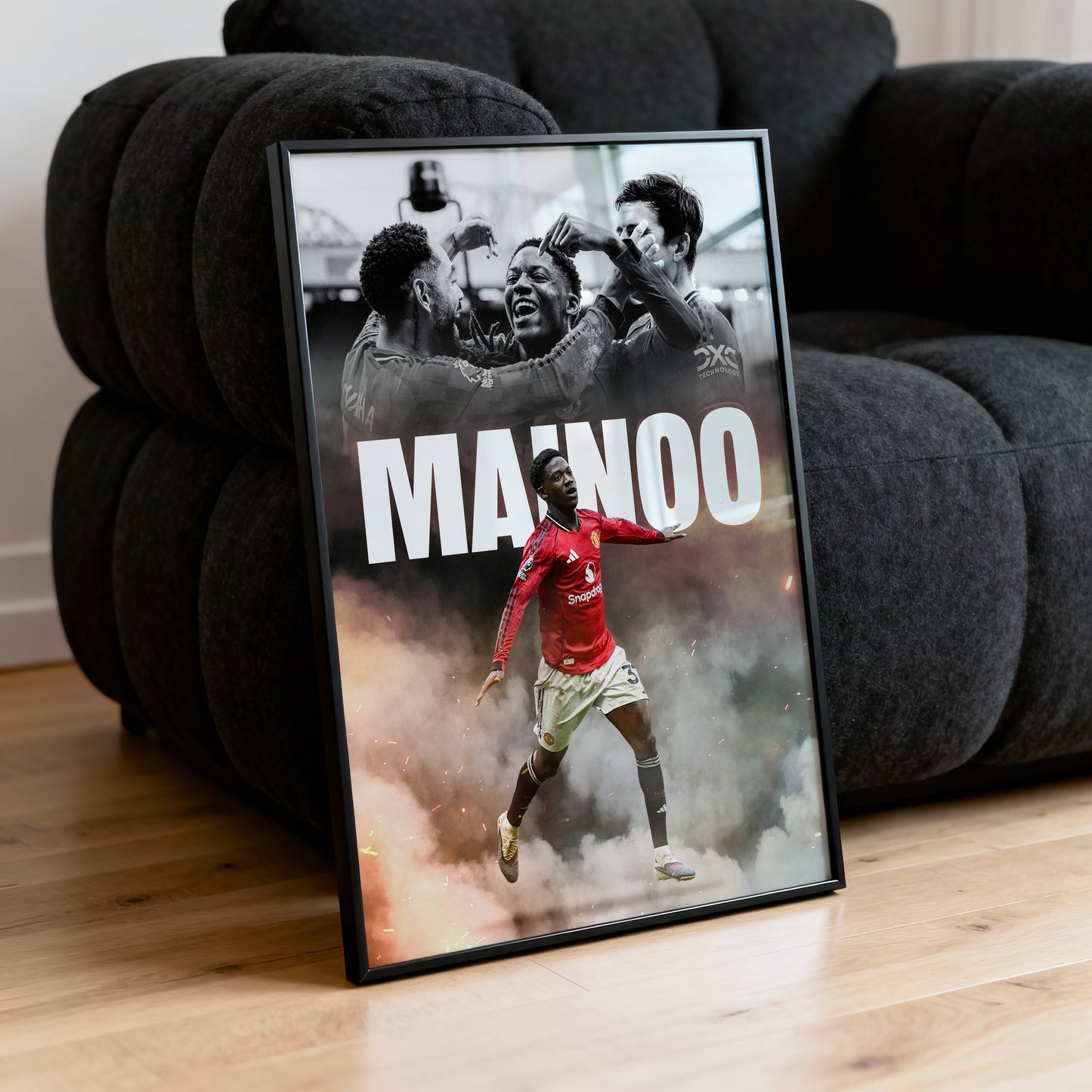 Kobbie Mainoo - Man United Poster