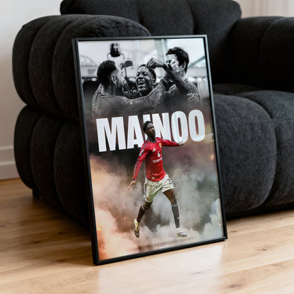 Kobbie Mainoo - Man United Poster