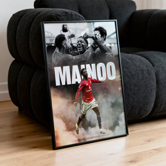 Kobbie Mainoo - Man United Poster