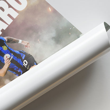 Lautaro Martínez - Inter Milan Poster