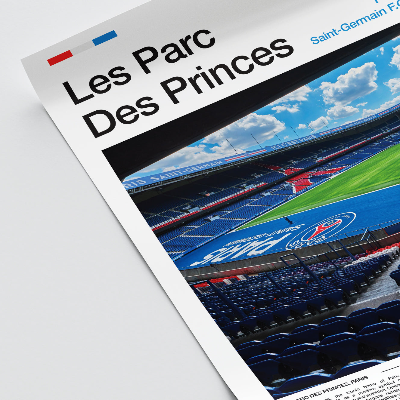 Les Parc Des Princes - Stadium Poster