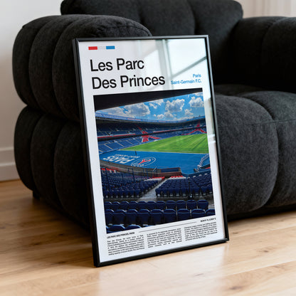 Les Parc Des Princes - Stadium Poster