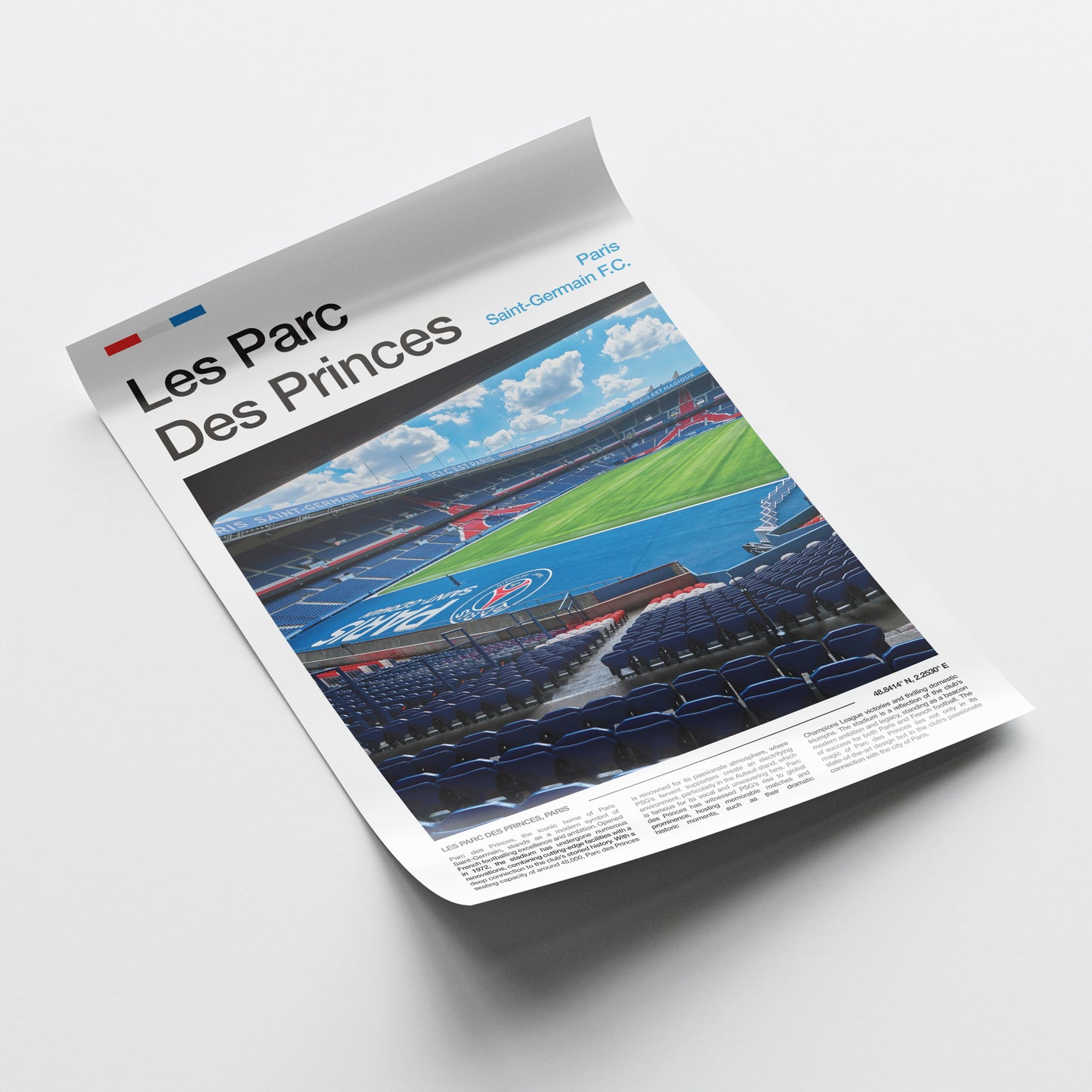 Les Parc Des Princes - Stadium Poster