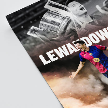 Robert Lewandowski - Barcelona Poster