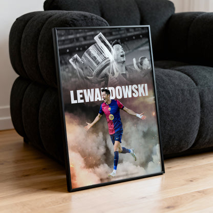 Robert Lewandowski - Barcelona Poster