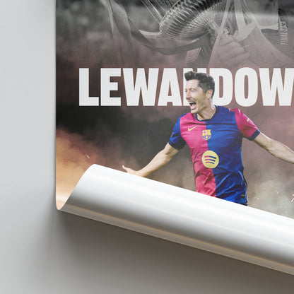 Robert Lewandowski - Barcelona Poster