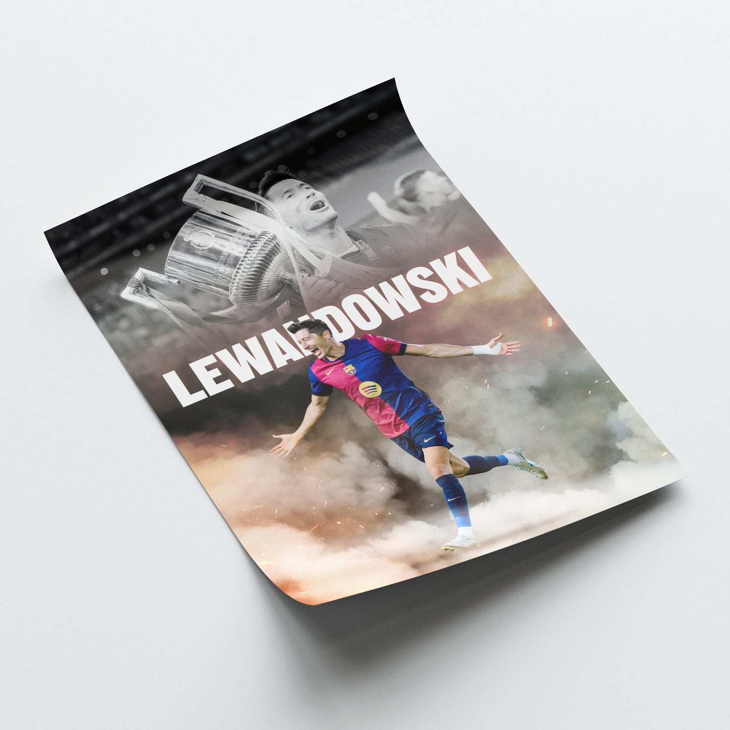 Robert Lewandowski - Barcelona Poster