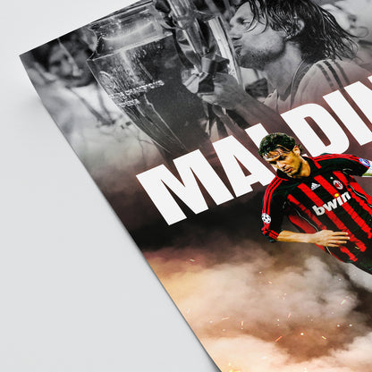 Paolo Maldini - AC Milan Poster