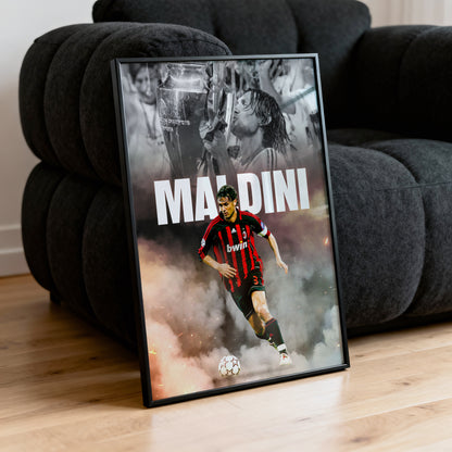 Paolo Maldini - AC Milan Poster