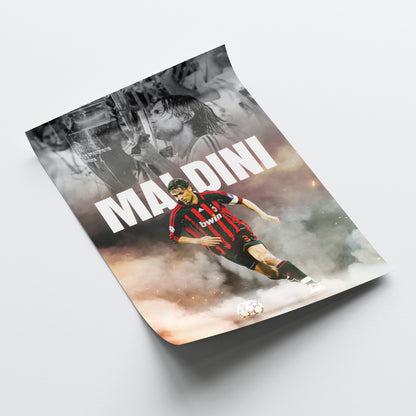 Paolo Maldini - AC Milan Poster