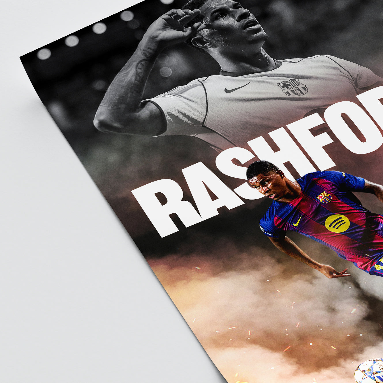 Marcus Rashford - Barcelona Poster