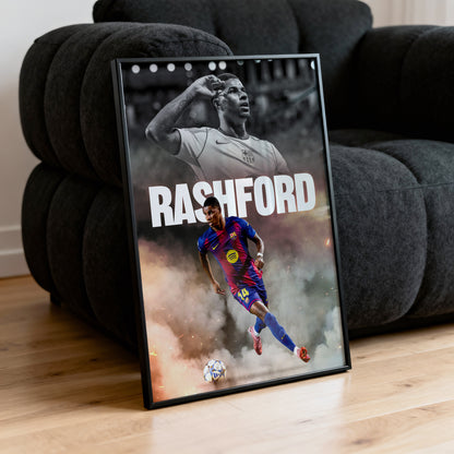 Marcus Rashford - Barcelona Poster