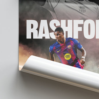 Marcus Rashford - Barcelona Poster
