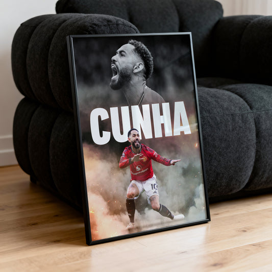 Matheus Cunha - Man United Poster