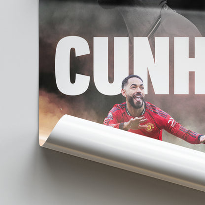 Matheus Cunha - Man United Poster