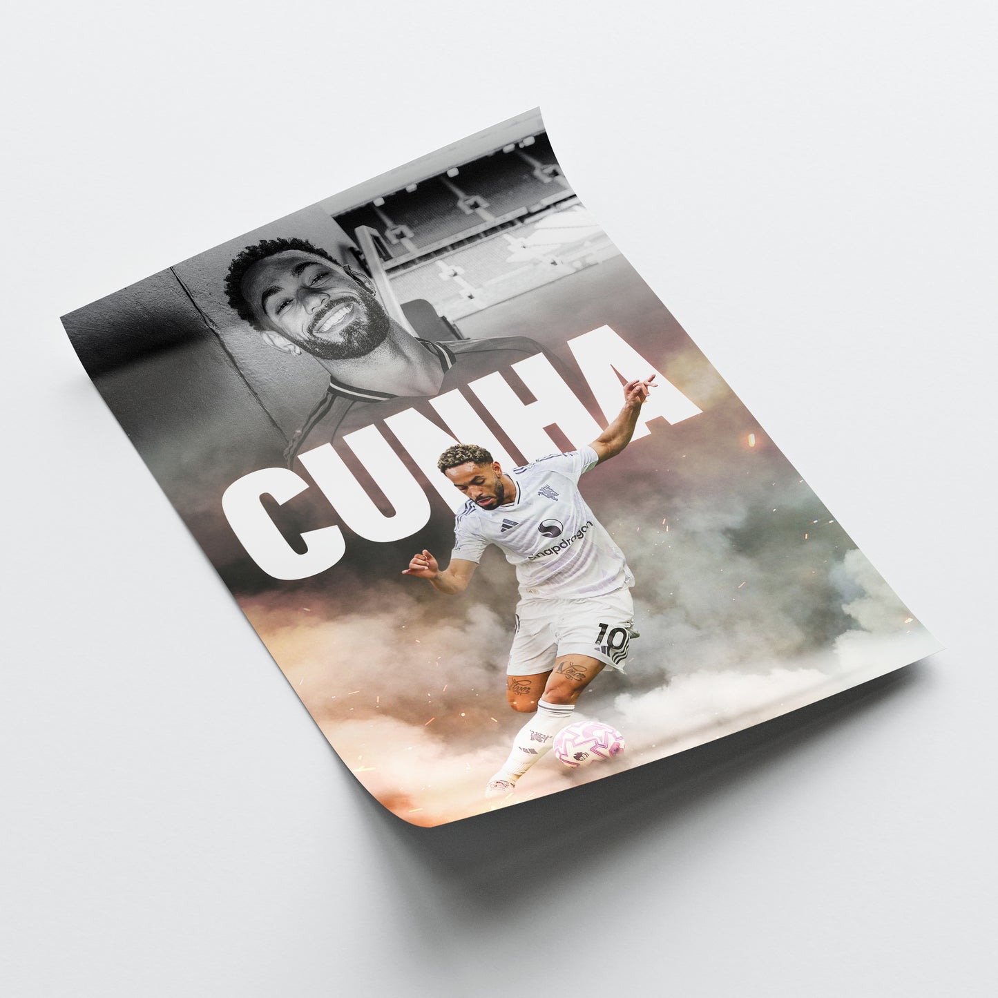 Matheus Cunha - Man United Poster