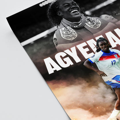 Michelle Agyemang - England Poster