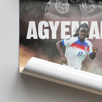 Michelle Agyemang - England Poster