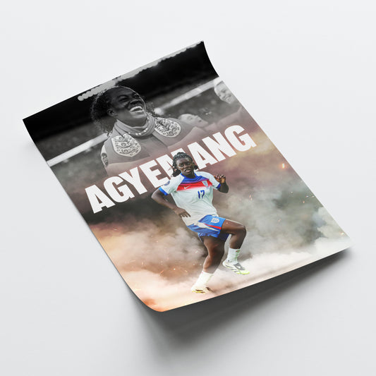 Michelle Agyemang - England Poster