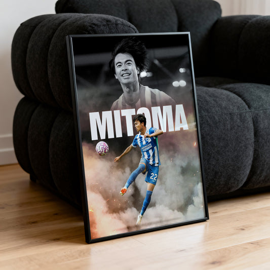Kaoru Mitoma - Brighton Poster