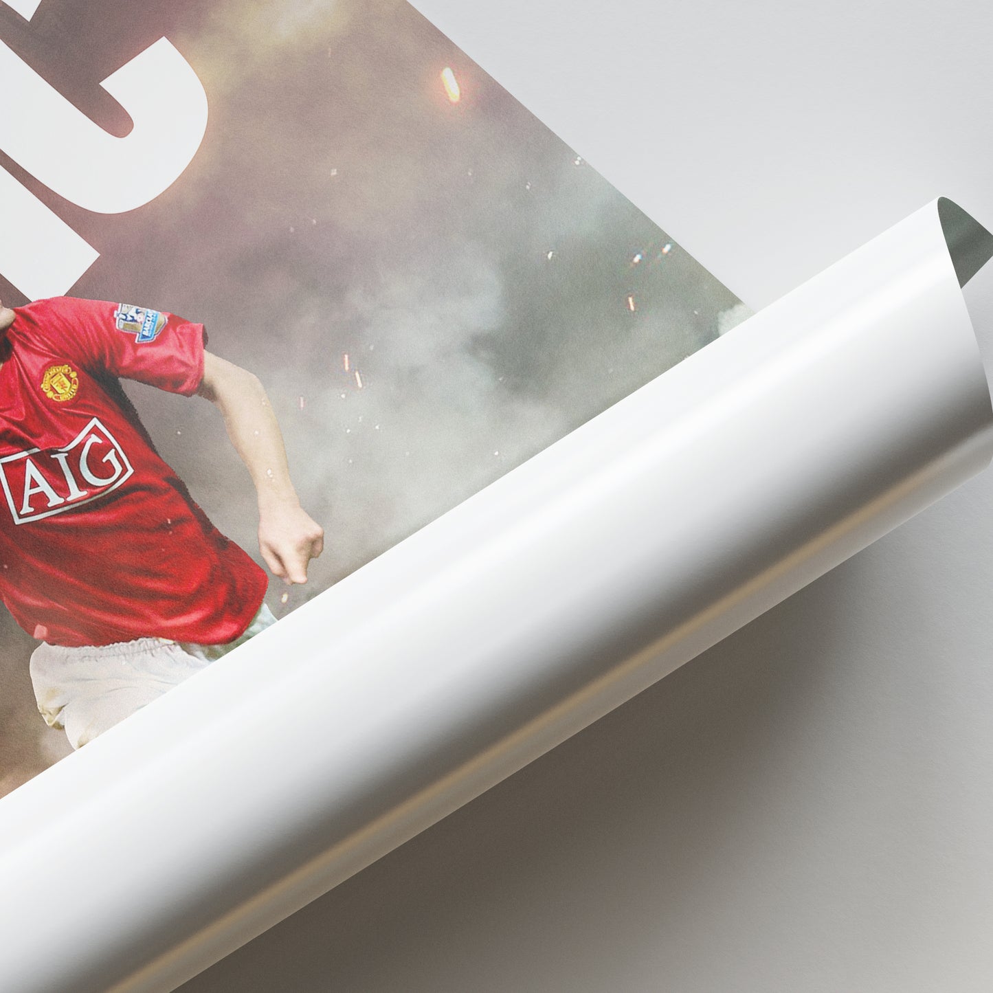 Nemanja Vidic - Man United Poster