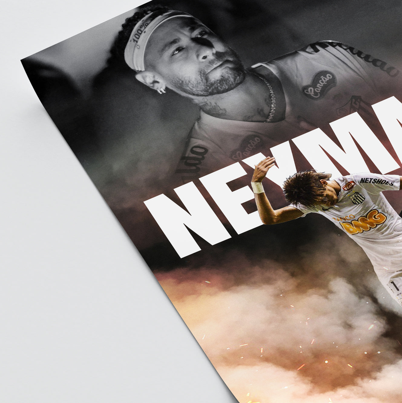 Neymar Jr. - Santos Poster
