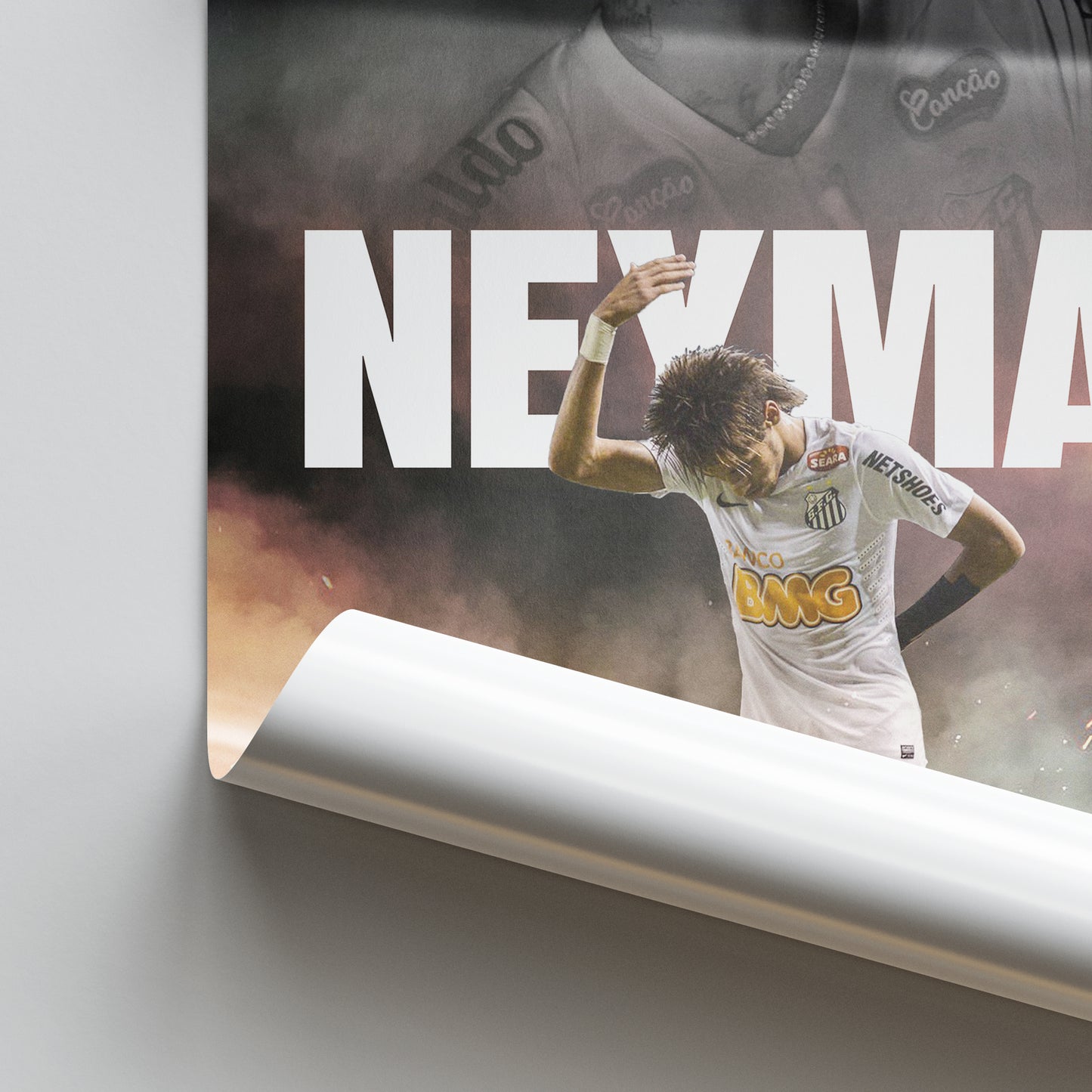 Neymar Jr. - Santos Poster