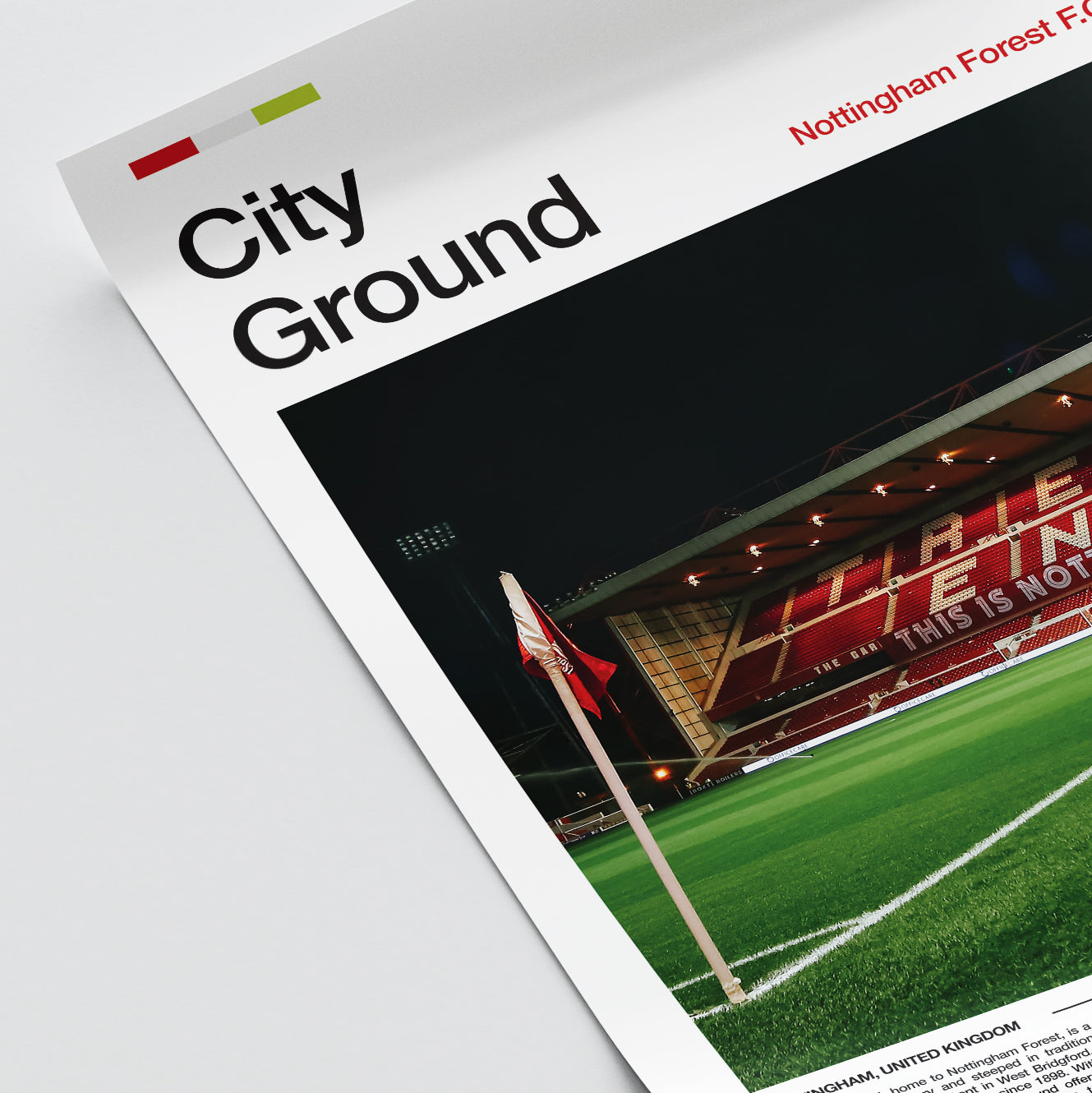 City Ground - Stadium Poster